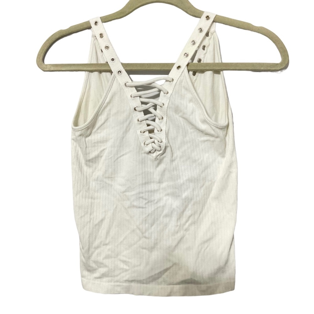 Suzette Lace Up Tank Top